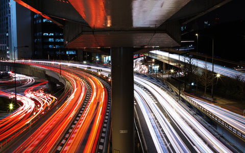 TOKYO TRAFFIC STREAM GICLEE CANVAS ART PRINT POSTER