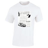 1936 VAUXHALL LIGHT SIX SEDAN AUSSIE AD TSHIRT