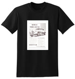 1948 AUSTIN A40 SALOON AUSSIE AD TSHIRT