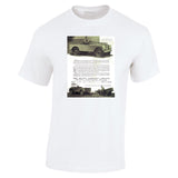 1948 LAND ROVER ENGLAND UK AD TSHIRT