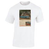 1952 STUDEBAKER COMMANDER V8 STARLINER HARDTOP & CHAMPION USA AD TSHIRT