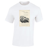 1953 ALVIS SALOON ENGLISH UK AD TSHIRT