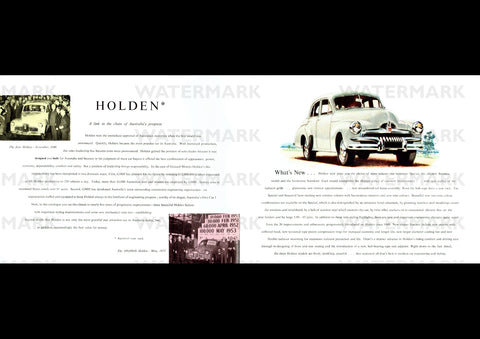 1953 FJ HOLDEN AUSSIE REPRO AD ART PRINT POSTER