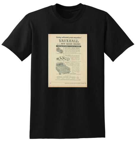 1953 VAUXHALL WYVERN & VELOX AUSSIE AD TSHIRT