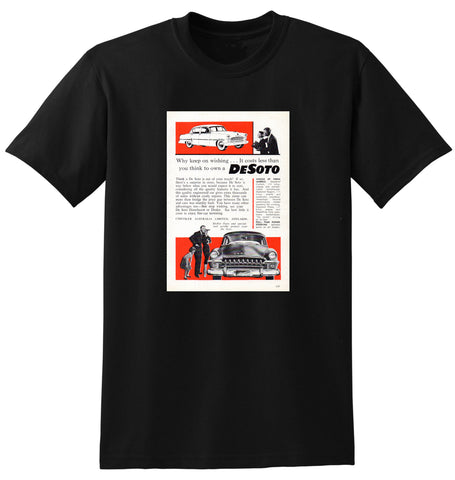 1954 DESOTO SEDAN CHRYSLER AUSSIE AD TSHIRT