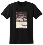 1954 FORD CUSTOMLINE V8 AUSSIE AD TSHIRT