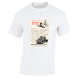 1954 INTERNATIONAL HARVESTER A WORD TO THE BOSS ABOUT TRUCK AUSSIE AD TSHIRT