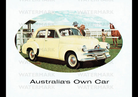 1955 FJ HOLDEN AUSSIE REPRO AD ART PRINT POSTER