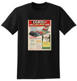 1955 PERSIL WASHING SOAP POWDER HILLMAN MINX SEDAN CONTEST AUSSIE AD TSHIRT