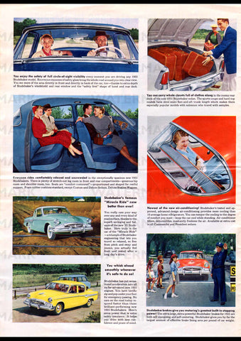 1955 STUDEBAKER USA REPRO AD ART PRINT POSTER