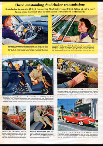 1955 STUDEBAKER USA REPRO AD ART PRINT POSTER