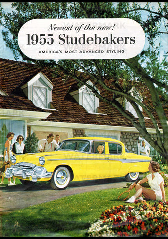 1955 STUDEBAKER USA REPRO AD ART PRINT POSTER