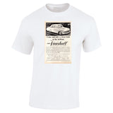 1955 VAUXHALL WYVERN 4 CYLINDER & VELOX 6 CYLINDER SEDAN AUSSIE AD TSHIRT