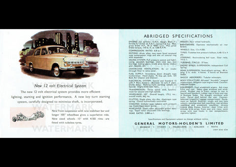 1956 FE HOLDEN AUSSIE REPRO AD ART PRINT POSTER