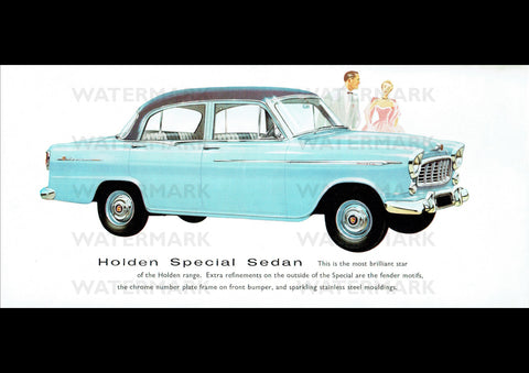 1956 FE HOLDEN AUSSIE REPRO AD ART PRINT POSTER