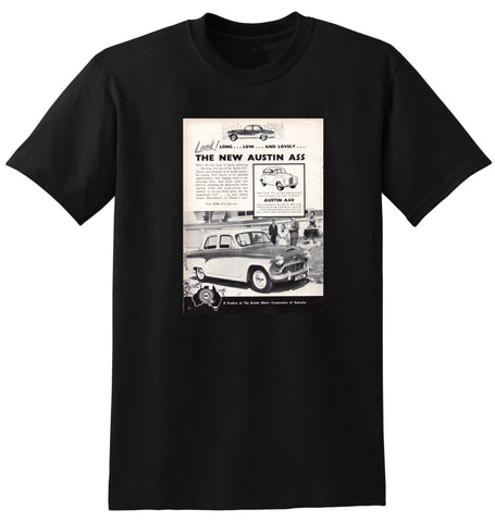 1957 AUSTIN A40 & A55 BMC AUSSIE AD TSHIRT