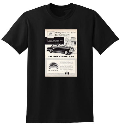 1957 AUSTIN A95 WESTMINSTER SIX BMC AUSSIE AD TSHIRT