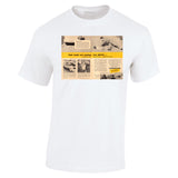 1957 CATERPILLAR OF AUSTRALIA PTY LTD BAD ROADS ARE COSTING AUSSIE AD TSHIRT