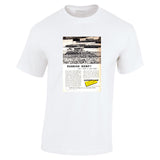 1957 CATERPILLAR RUBBISH DUMP YES-WITH A NEW LOOK AUSSIE AD TSHIRT