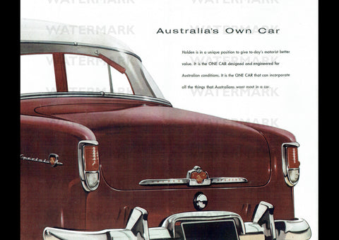 1957 FE HOLDEN AUSSIE REPRO AD ART PRINT POSTER