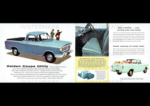 1957 FE HOLDEN UTE VAN AUSSIE REPRO AD ART PRINT POSTER