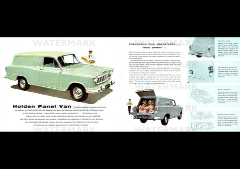 1957 FE HOLDEN UTE VAN AUSSIE REPRO AD ART PRINT POSTER