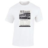 1957 FORD CUSTOMLINE SEDAN AUSSIE AD TSHIRT