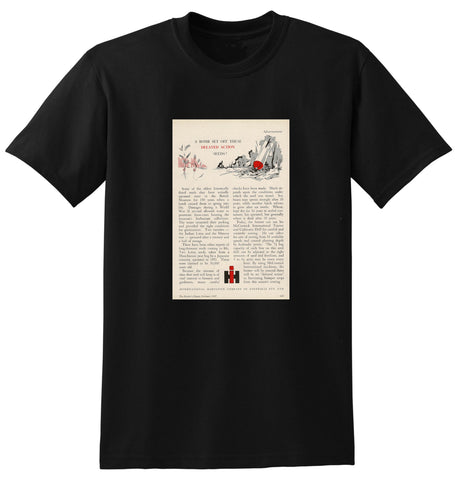 1957 INTERNATIONAL HARVESTER DELAYED ACTION AUSSIE AD TSHIRT