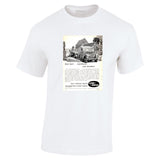 1957 LAND ROVER 4WD SERIES 1 ANY LOAD - ANYWHERE - ANY WEATHER AUSSIE AD TSHIRT