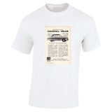 1957 VAUXHALL VELOX GMH AUSSIE AD TSHIRT