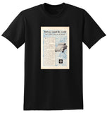 1957 VOLKSWAGEN BEETLE HALFWAY AROUND THE WORLD AUSSIE AD TSHIRT