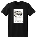 1957 YORK MOTORS PTY LTD SIMCA ELYSEE SEDAN AUSSIE AD TSHIRT