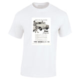 1957 YORK MOTORS PTY LTD SIMCA ELYSEE SEDAN AUSSIE AD TSHIRT