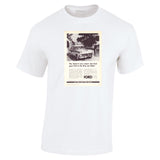 1958 FORD CUSTOMLINE V8 AUSSIE AD TSHIRT