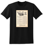 1958 J I CASE THRESHING MACHINE TRACTORS AUSSIE AD TSHIRT