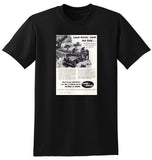 1958 LAND ROVER SERIES II LEADS THE FIELD AUSSIE AD TSHIRT