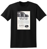 1958 LAND ROVER SERIES II 10 YEAR LEAD AUSSIE AD TSHIRT