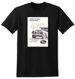 1958 LAND ROVER SERIES II 10 YEAR LEAD AUSSIE AD TSHIRT