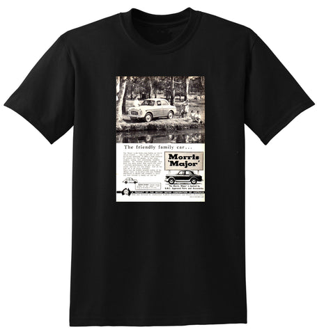 1958 MORRIS MAJOR & MINOR 1000 AUSSIE AD TSHIRT