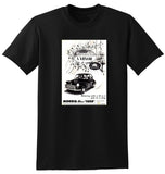 1958 MORRIS MINOR 1000 BMC AUSSIE AD TSHIRT