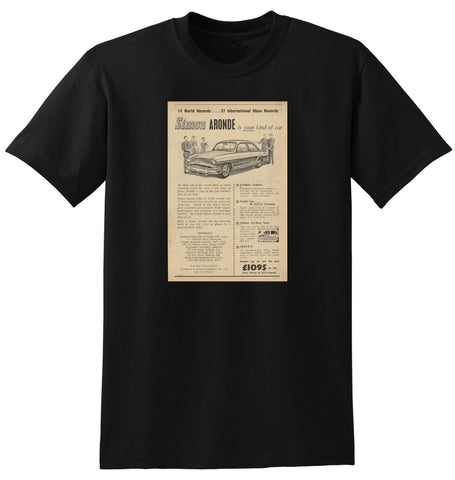 1958 SIMCA ARONDE SEDAN AUSSIE AD TSHIRT