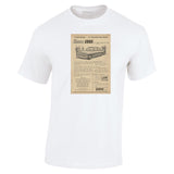 1958 SIMCA ARONDE SEDAN AUSSIE AD TSHIRT