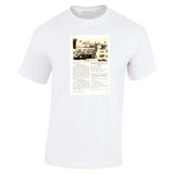 1958 VOLKSWAGEN VW DELIVERY VAN HELPS 20000 PEOPLE AUSSIE AD TSHIRT