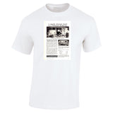 1958 VOLKSWAGEN A COMPLETE SHOWROOM TRAVELS IN A KOMBI AUSSIE AD TSHIRT