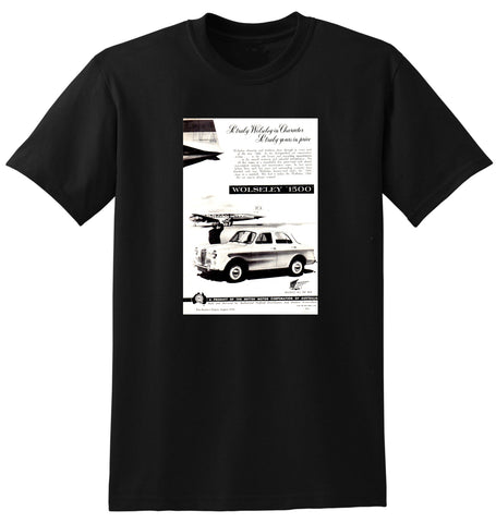 1958 WOLSELEY 1500 BMC AUSSIE AD TSHIRT