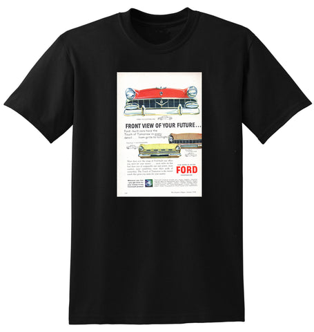 1958 WORLD WIDE FORD COMPANIES FRONT VIEW OF YOUR FUTURE AD TSHIRT