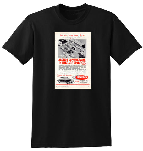 1959 CHRYSLER SIMCA ARONDE SEDAN AUSSIE AD TSHIRT