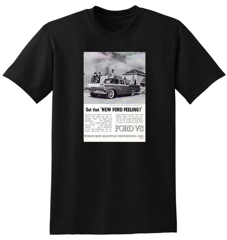 1959 FORD CUSTOM 300 SEDAN AUSSIE AD TSHIRT