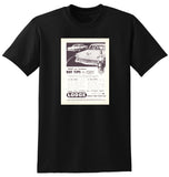 1959 LODGE SPARK PLUGS STAR MODEL FORD CUSTOMLINE AUSSIE AD TSHIRT