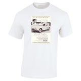 1959 RENAULT DAUPHINE FOR BENAUD AUSSIE AD TSHIRT